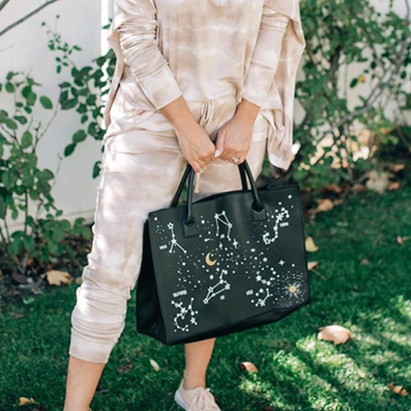 Horoscope Constellations Tote Bag Vegan Leather - Picture 9 of 12